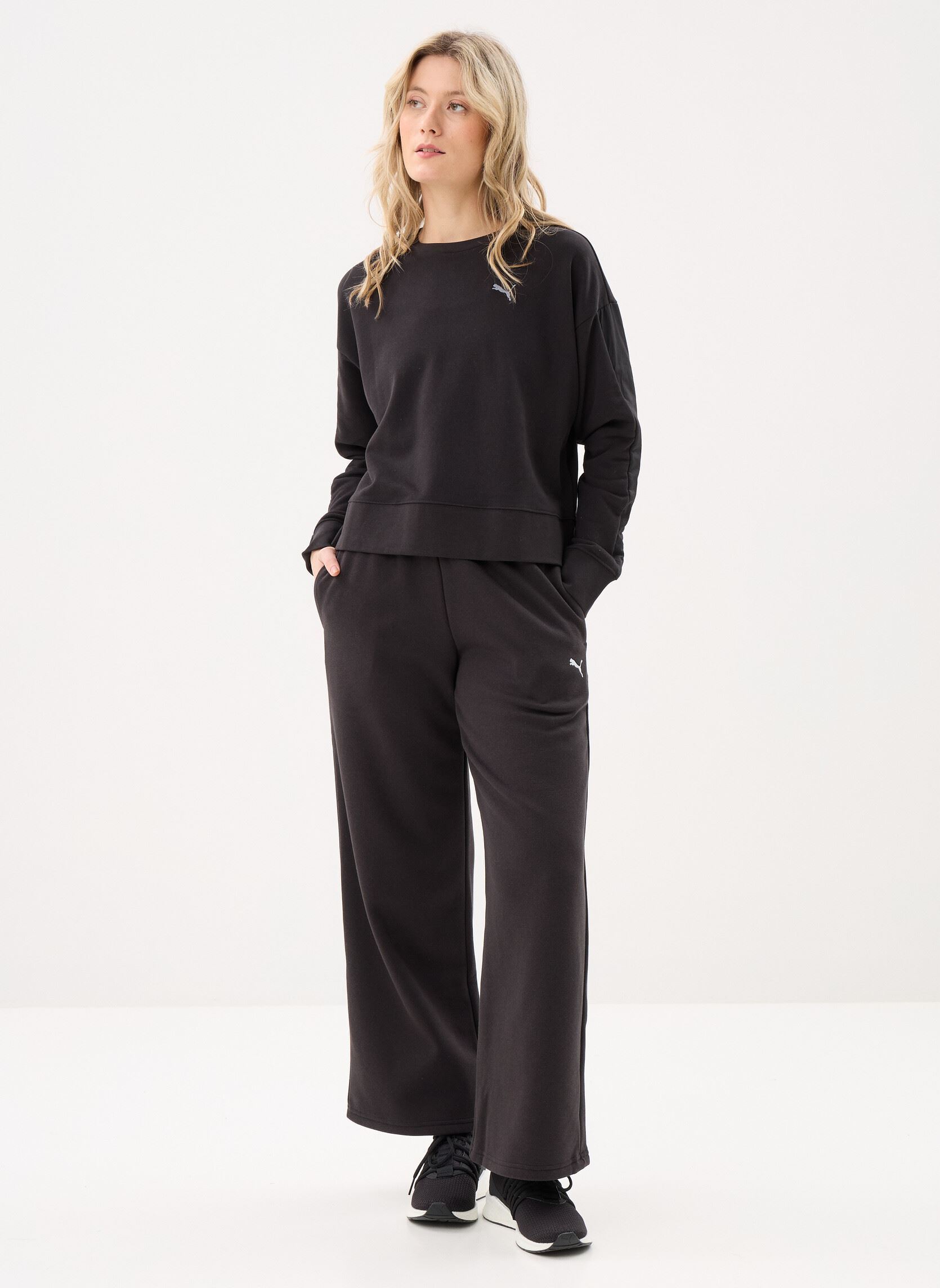 Sweatshirts HER Relaxed Crew TR femme noir Puma Sweatshirts HER Relaxed Crew TR femme noir Puma Black