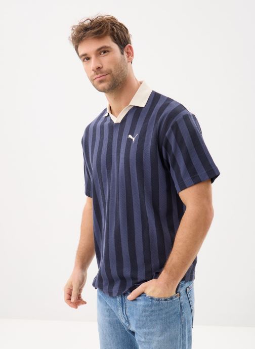 Puma Kurzarm-Poloshirts PUMA CLASS Relaxed Pinnacle Polo herren blau