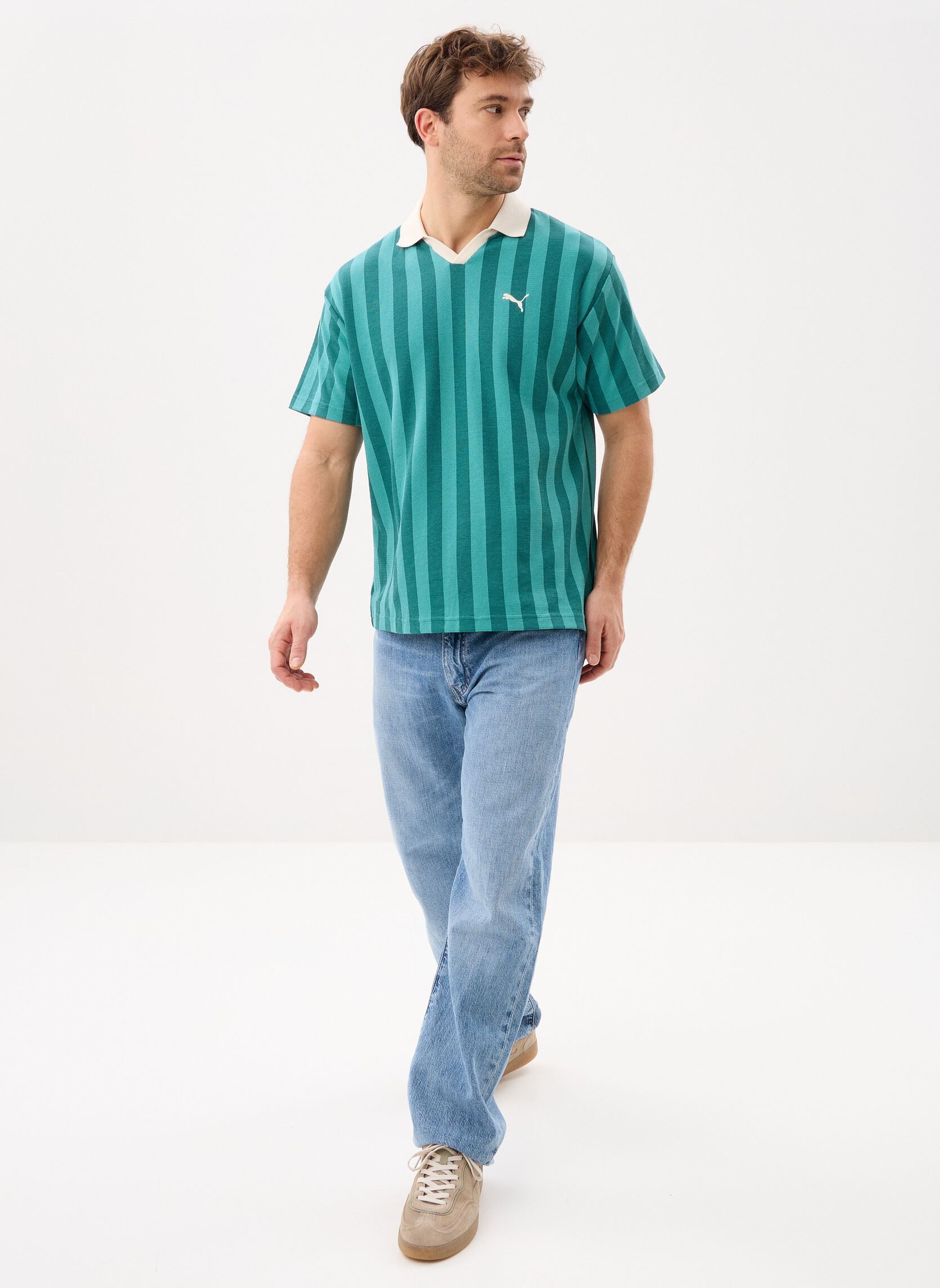 Polos manches courtes PUMA CLASS Relaxed Pinnacle Polo homme vert Puma Polos manches courtes PUMA CLASS Relaxed Pinnacle Polo homme vert Emerald Ice