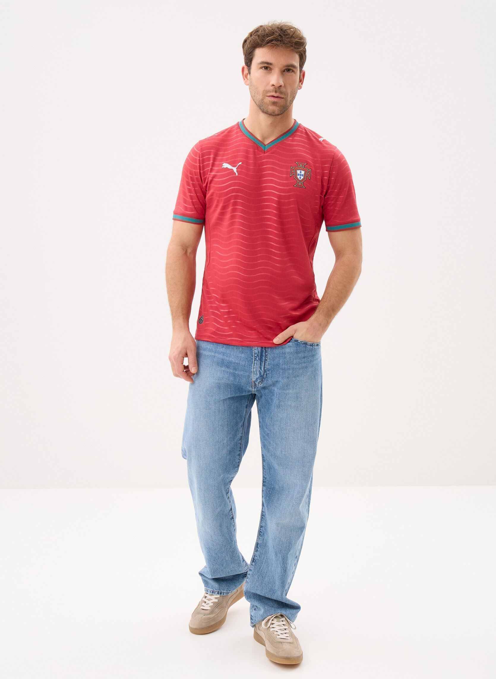Polos manches courtes FPF Home Jersey Replica PE26 homme rouge Puma Polos manches courtes FPF Home Jersey Replica PE26 homme rouge CLUB RED-GREEN LAGOON