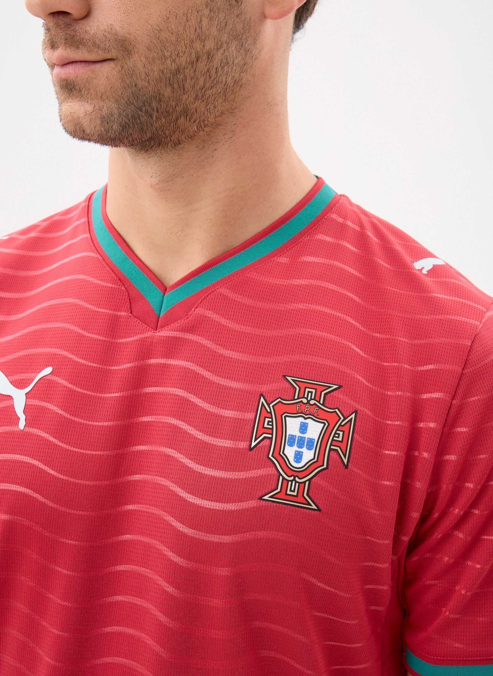 Polos manches courtes FPF Home Jersey Replica PE26 homme rouge Puma Polos manches courtes FPF Home Jersey Replica PE26 homme rouge CLUB RED-GREEN LAGOON