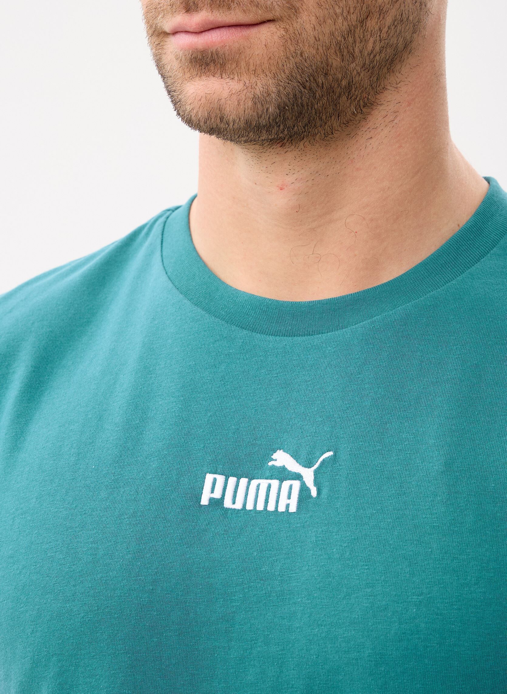 Tee-shirts manches courtes ESS BLOCK Tee homme vert Puma Tee-shirts manches courtes ESS BLOCK Tee homme vert Emerald Ice