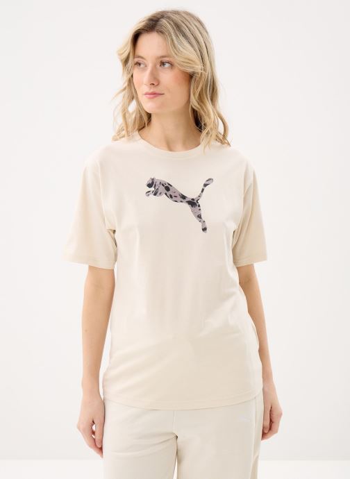 Puma Tee-shirts manches courtes ESS GRAPHIC Animal Relaxed Tee-Shirt femme blanc