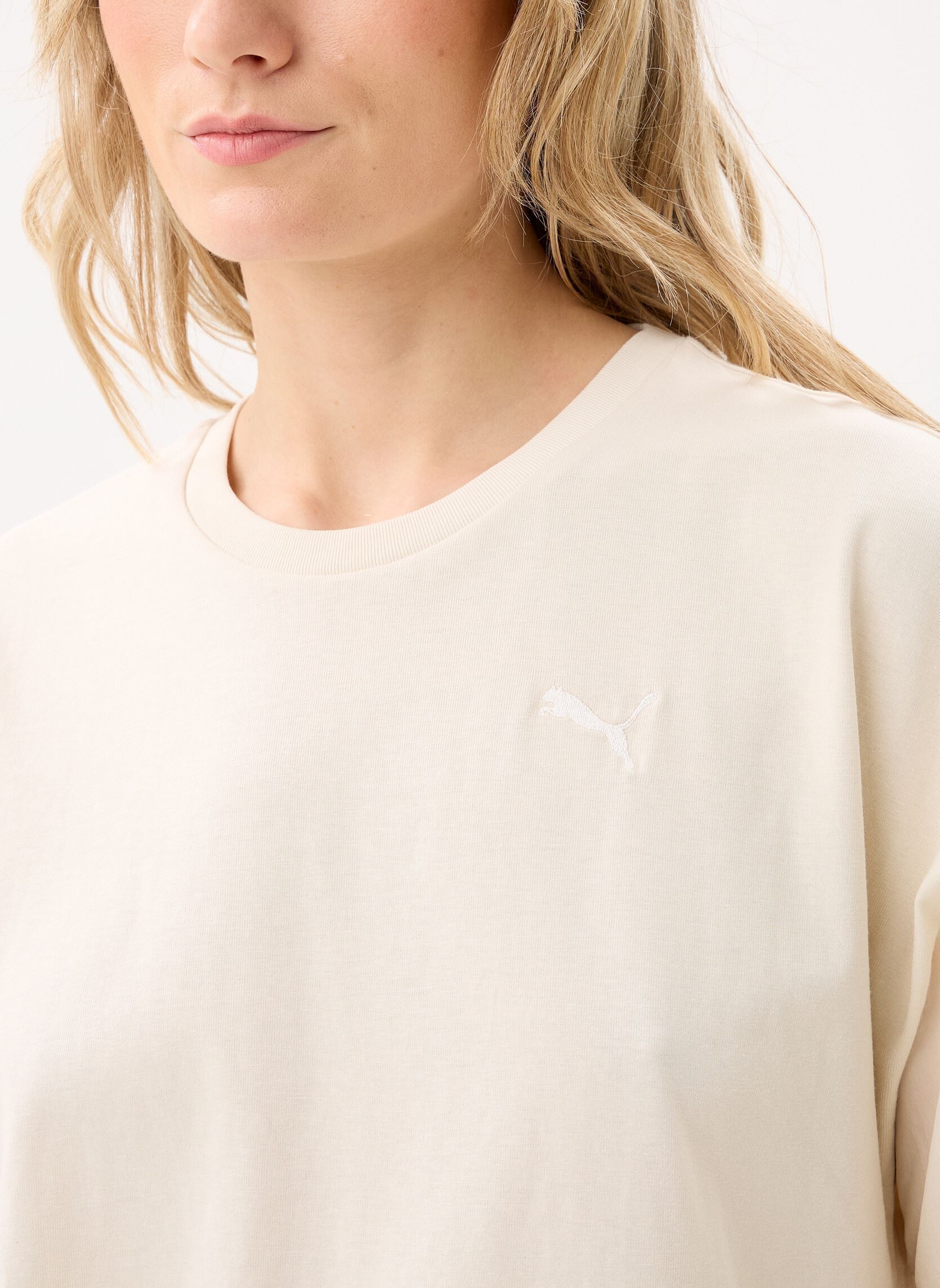 T-shirt a maniche corte HER Oversized Tee donna bianco Puma T-shirt a maniche corte HER Oversized Tee donna bianco Alpine Snow