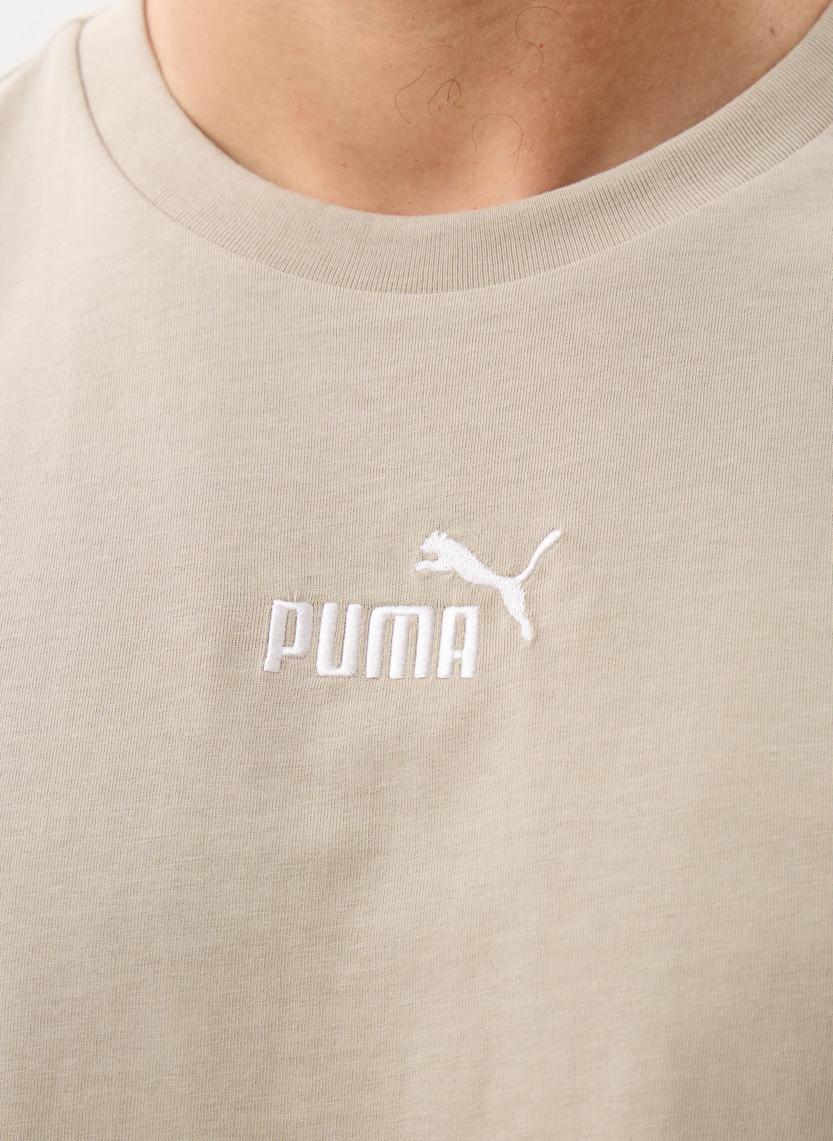 Tee-shirts manches courtes ESS Small No.1 Logo centered Tee homme gris Puma Tee-shirts manches courtes ESS Small No.1 Logo centered Tee homme gris Pebble Gray