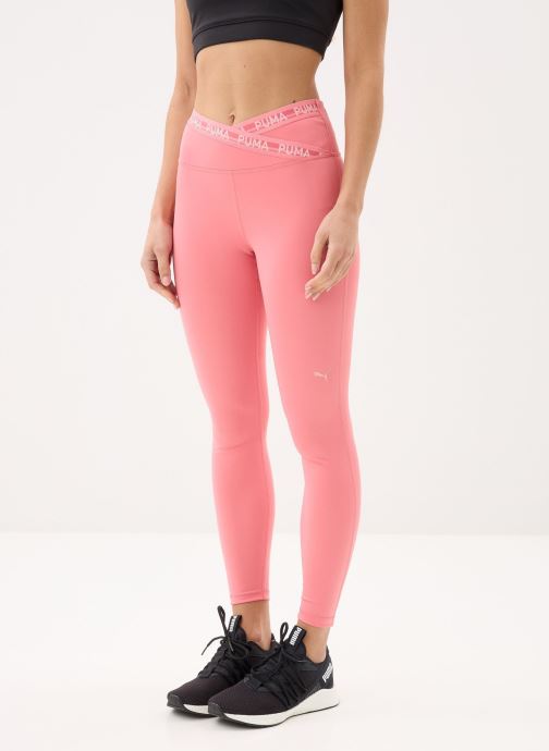Puma Leggings W Puma Strong Cross Front Tight - HW 7/8 damen rosa