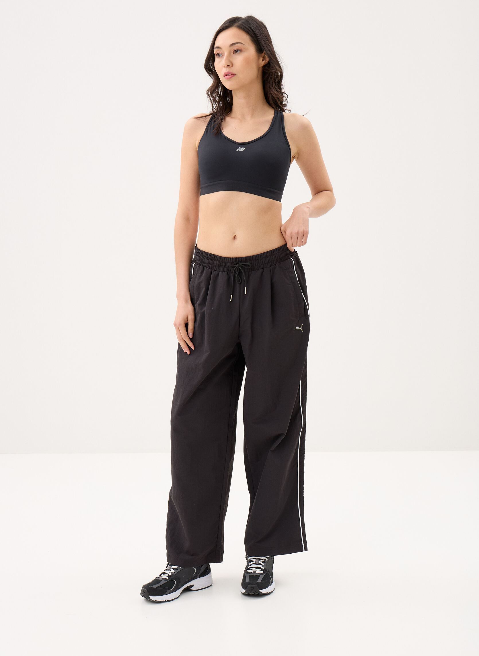 Jogginghosen T7 Piping Relaxed Woven Track Pants op damen schwarz Puma Jogginghosen T7 Piping Relaxed Woven Track Pants op damen schwarz PUMA BLACK