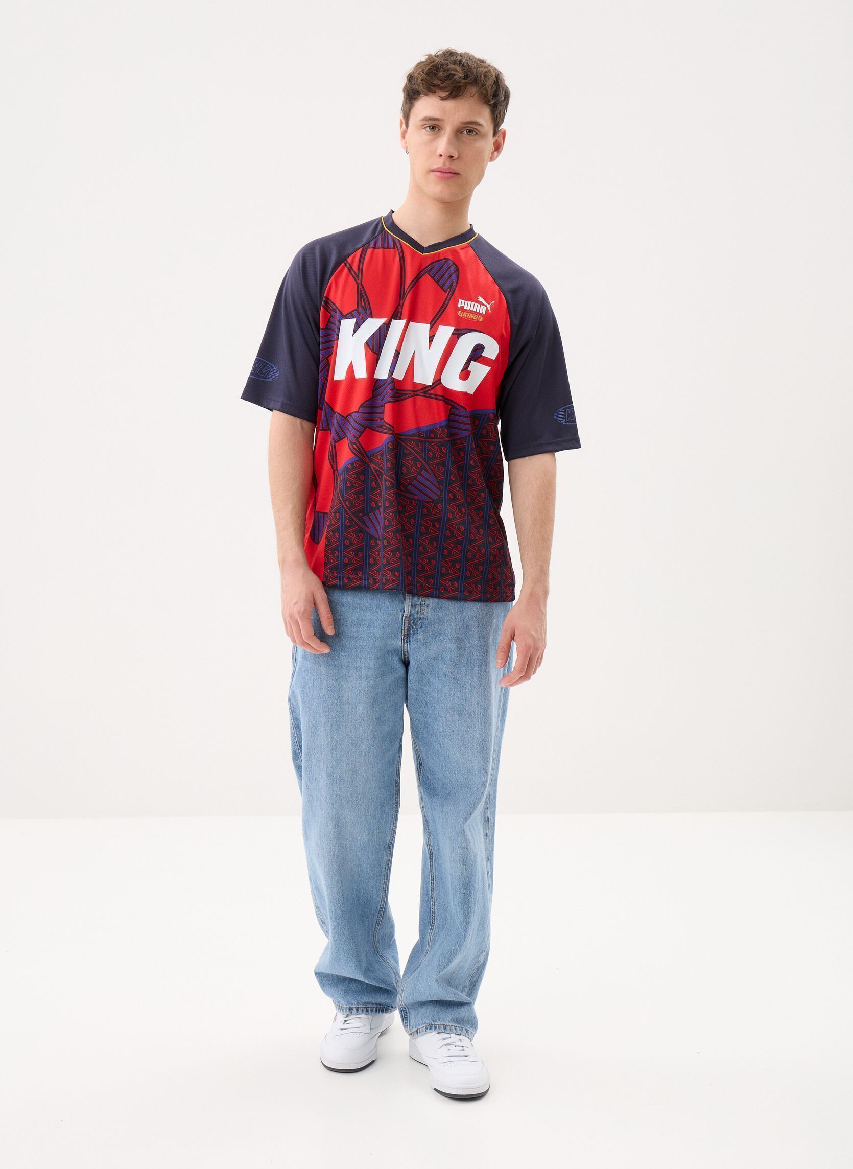 Polos manches courtes KING Extravaganza Jersey homme bleu Puma Polos manches courtes KING Extravaganza Jersey homme bleu New Navy