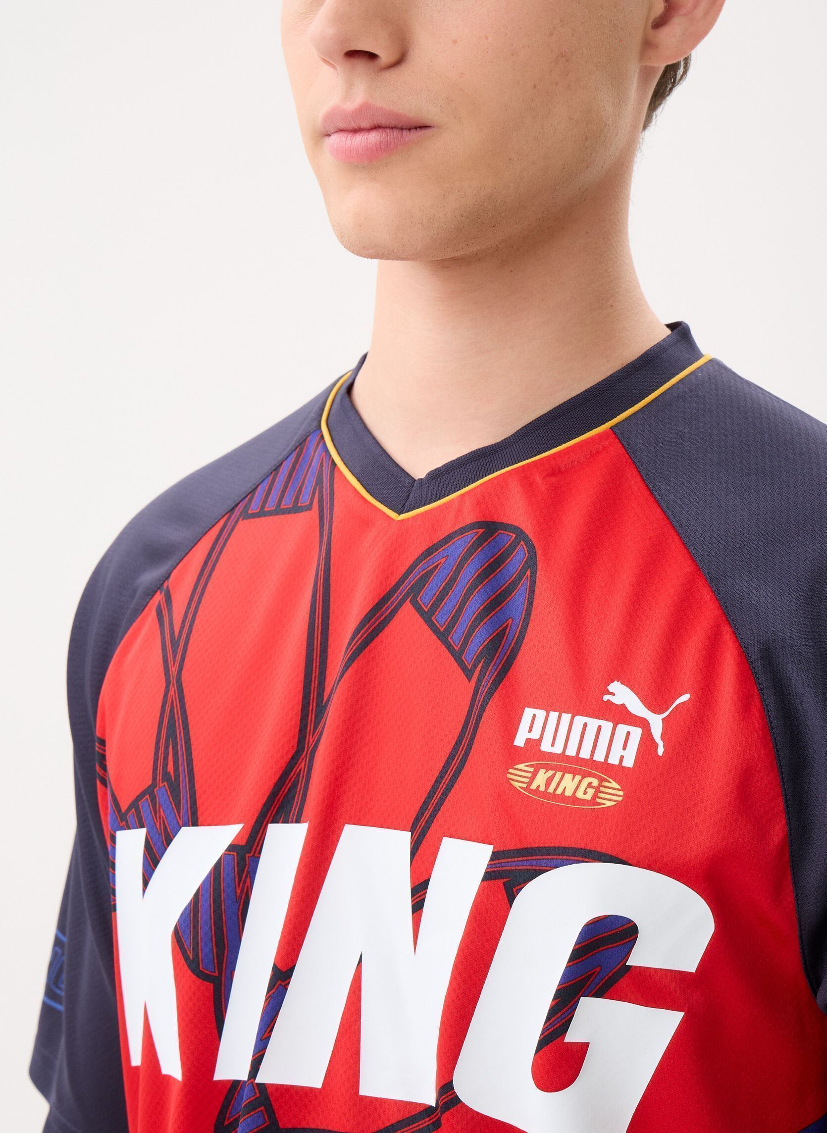 Polos manches courtes KING Extravaganza Jersey homme bleu Puma Polos manches courtes KING Extravaganza Jersey homme bleu New Navy