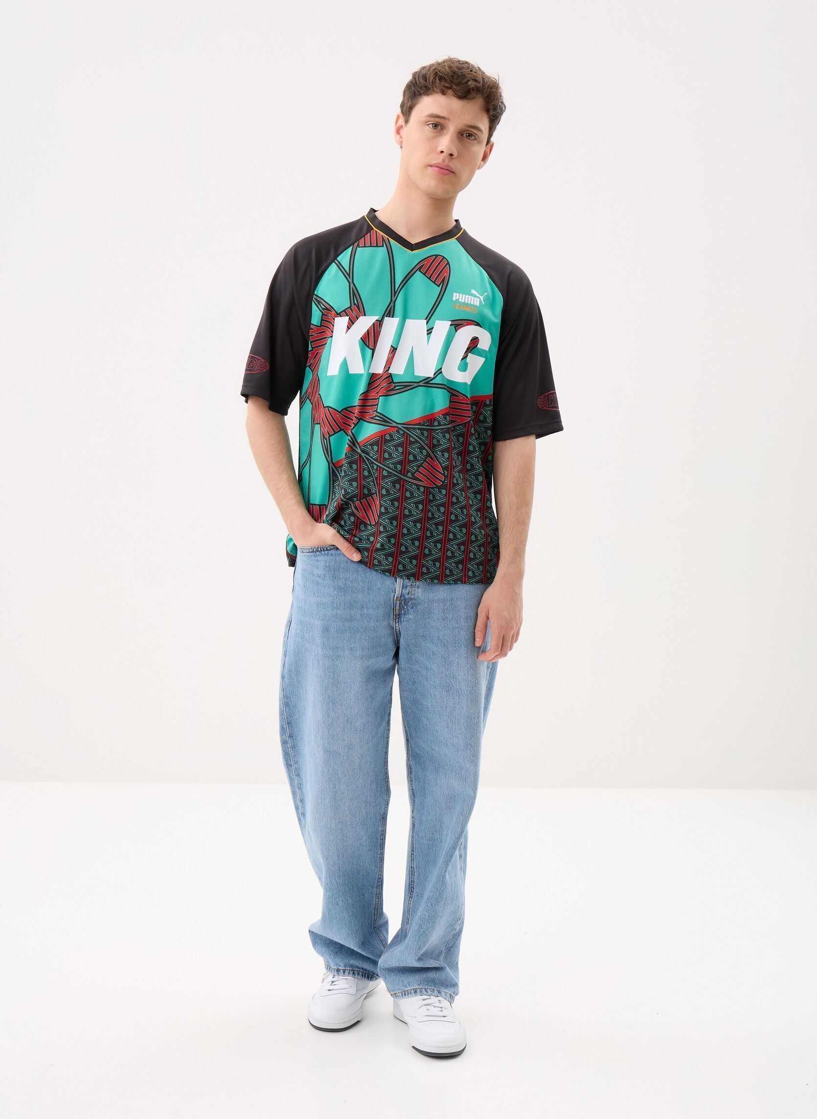 Polos manches courtes KING Extravaganza Jersey homme vert Puma Polos manches courtes KING Extravaganza Jersey homme vert VIBRANT GREEN