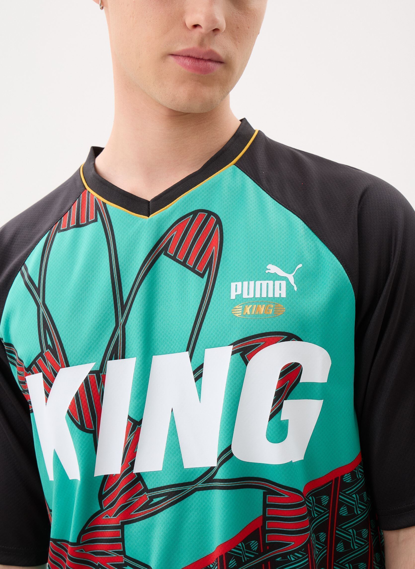 Polos manches courtes KING Extravaganza Jersey homme vert Puma Polos manches courtes KING Extravaganza Jersey homme vert VIBRANT GREEN