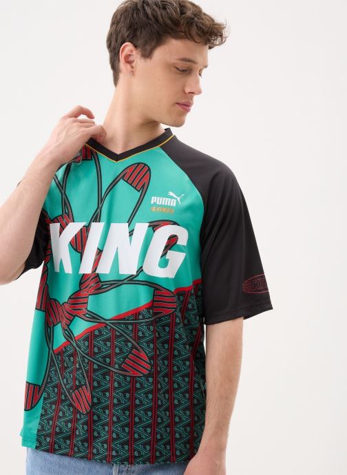 Puma Polos manches courtes KING Extravaganza Jersey homme vert