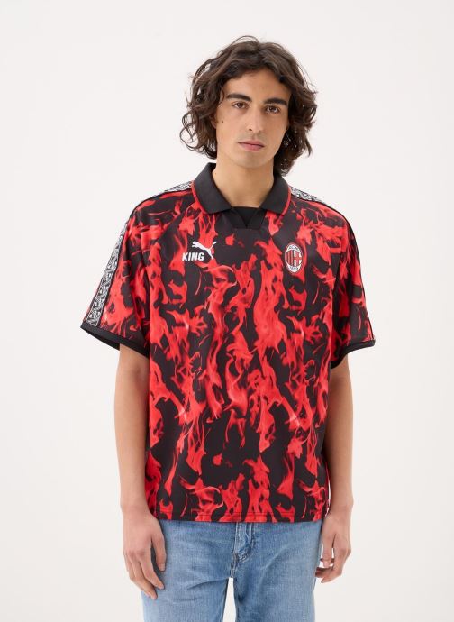 Puma Polos manches courtes ACM KING Retro Jersey homme rouge