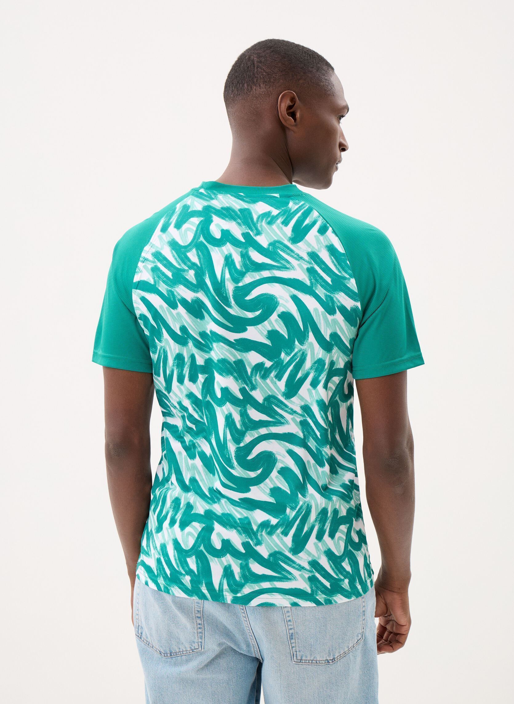 Poloshirts FPF Warm Up Jersey herren grün Puma Poloshirts FPF Warm Up Jersey herren grün Green Lagoon-Ruby Shimmer