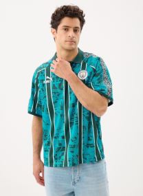 Polos MCFC KING Retro Jersey homme bleu Puma Polos MCFC KING Retro Jersey homme bleu Tropical Blue-Deep Navy