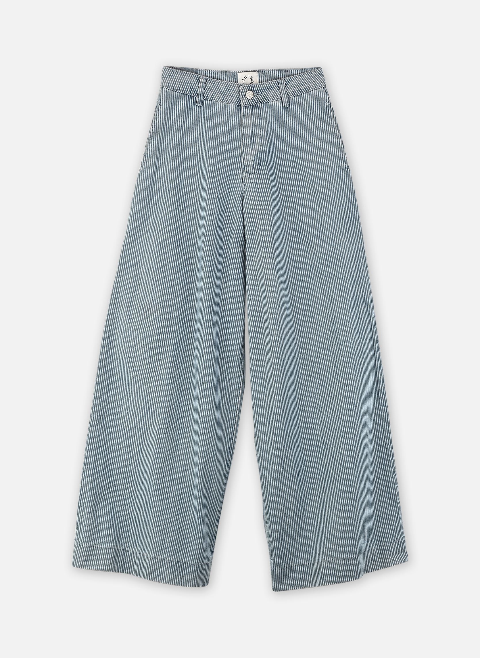 Pantalons larges Young Ladies Woven Pants ELF1008EP femme bleu Lili Sidonio Pantalons larges Young Ladies Woven Pants ELF1008EP femme bleu DENIM BLUE