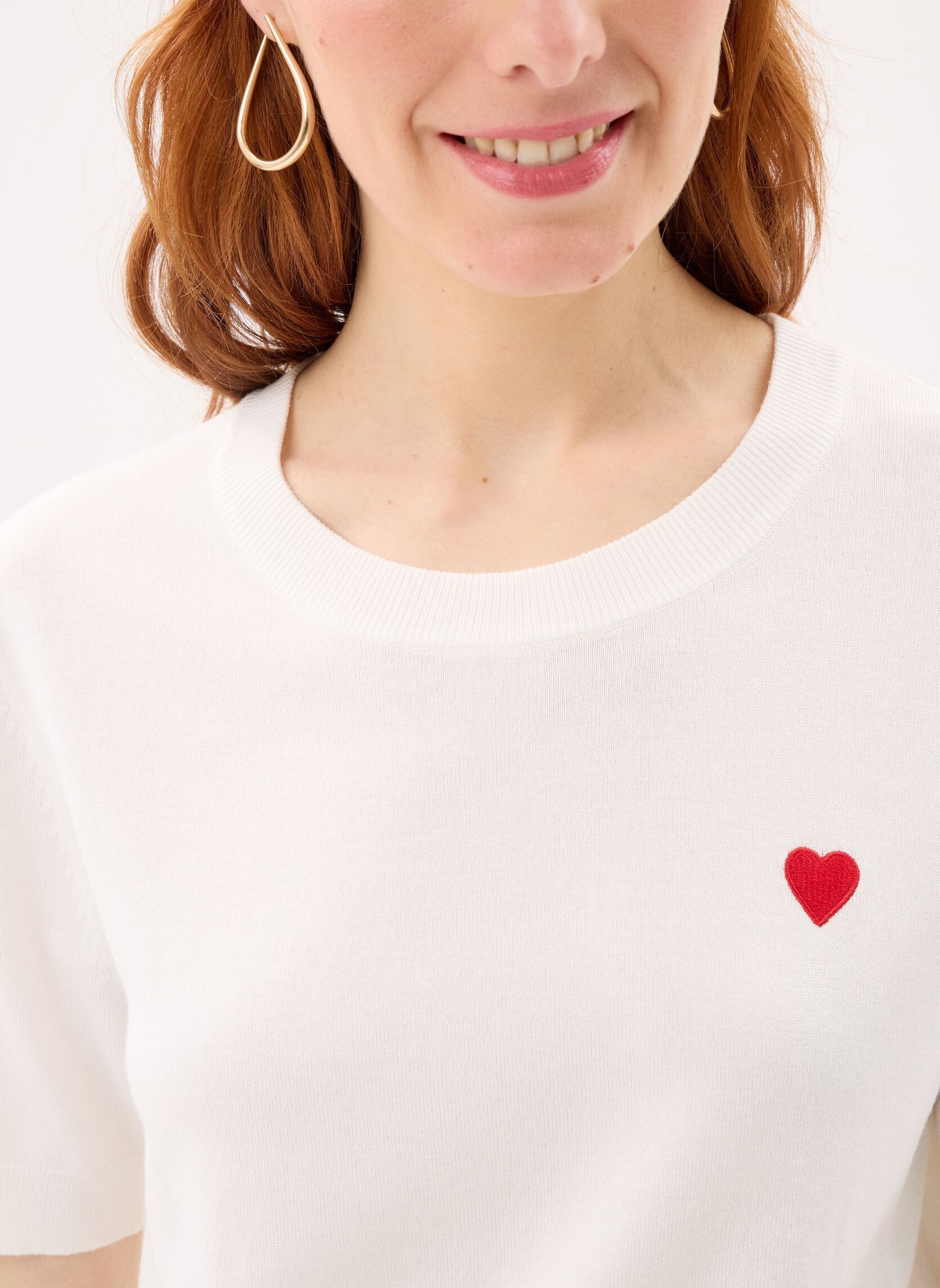 Pullover Young Ladies Knitted Sweater ELF1026EP damen weiß Lili Sidonio Pullover Young Ladies Knitted Sweater ELF1026EP damen weiß OFFWHITE