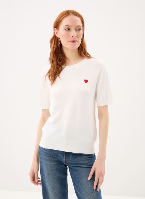 Lili Sidonio Pulls Young Ladies Knitted Sweater ELF1026EP femme blanc