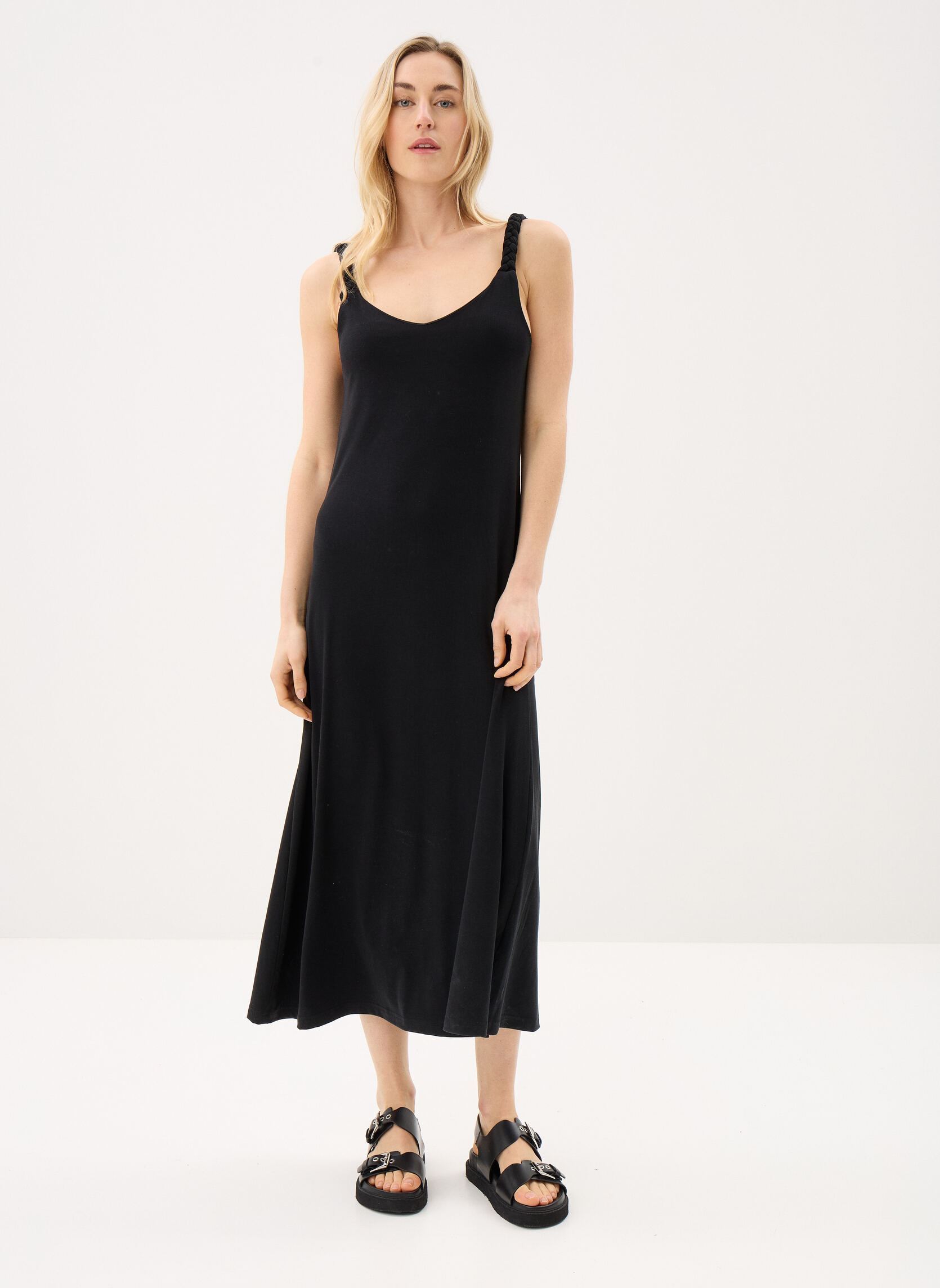 Kleider Young Ladies Knitted Dress ELF1029EE damen schwarz Lili Sidonio Kleider Young Ladies Knitted Dress ELF1029EE damen schwarz BLACK