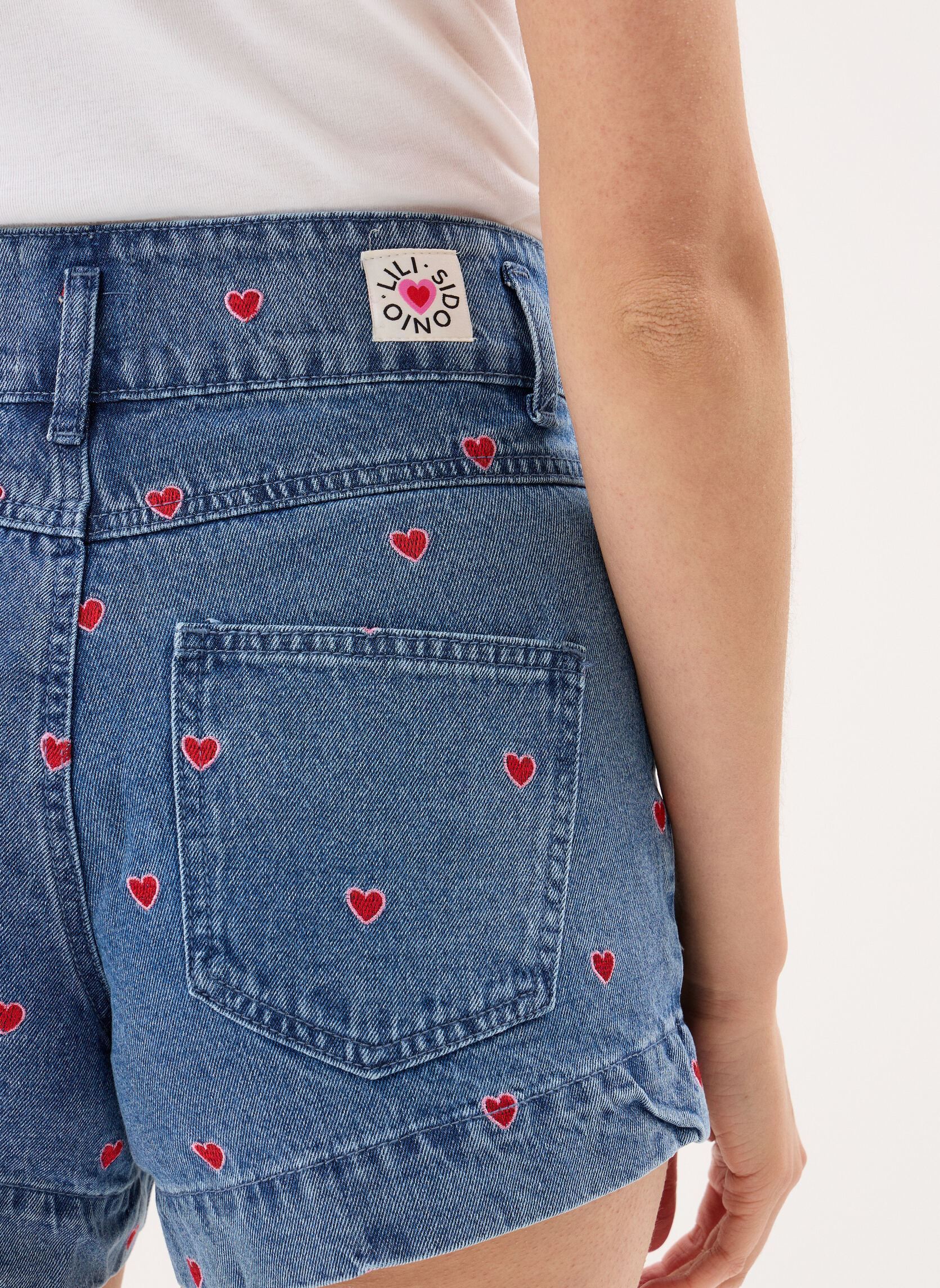 Shorts Young Ladies Woven Shorts ELF957EP damen blau Lili Sidonio Shorts Young Ladies Woven Shorts ELF957EP damen blau DENIM BLUE