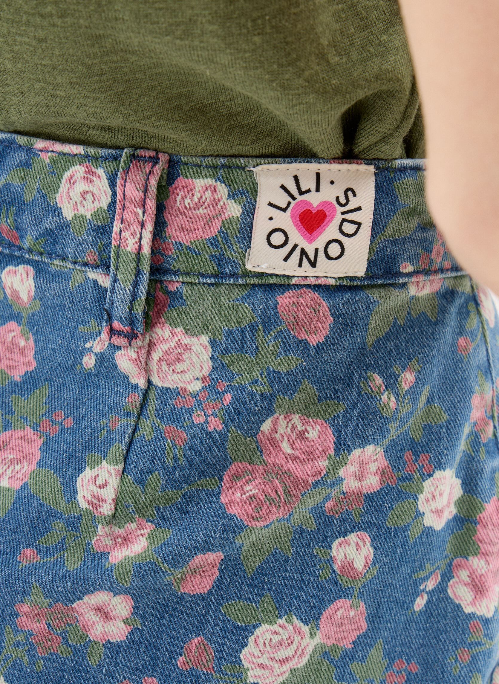 Kurze Röcke Young Ladies Woven Skirt ELF977EP damen blau Lili Sidonio Kurze Röcke Young Ladies Woven Skirt ELF977EP damen blau DENIM BLUE