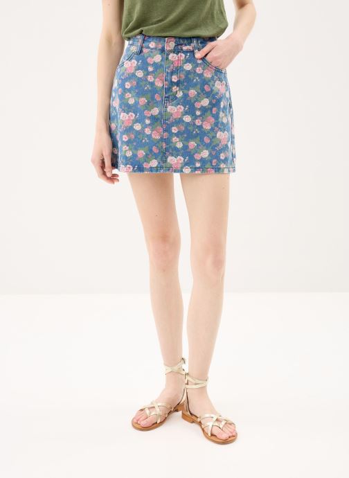 Lili Sidonio Jupes courtes Young Ladies Woven Skirt ELF977EP femme bleu