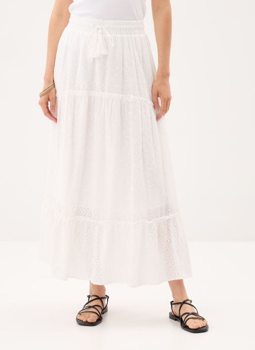 Lili Sidonio Jupes mi-longues Young Ladies Woven Skirt GL709EE femme blanc