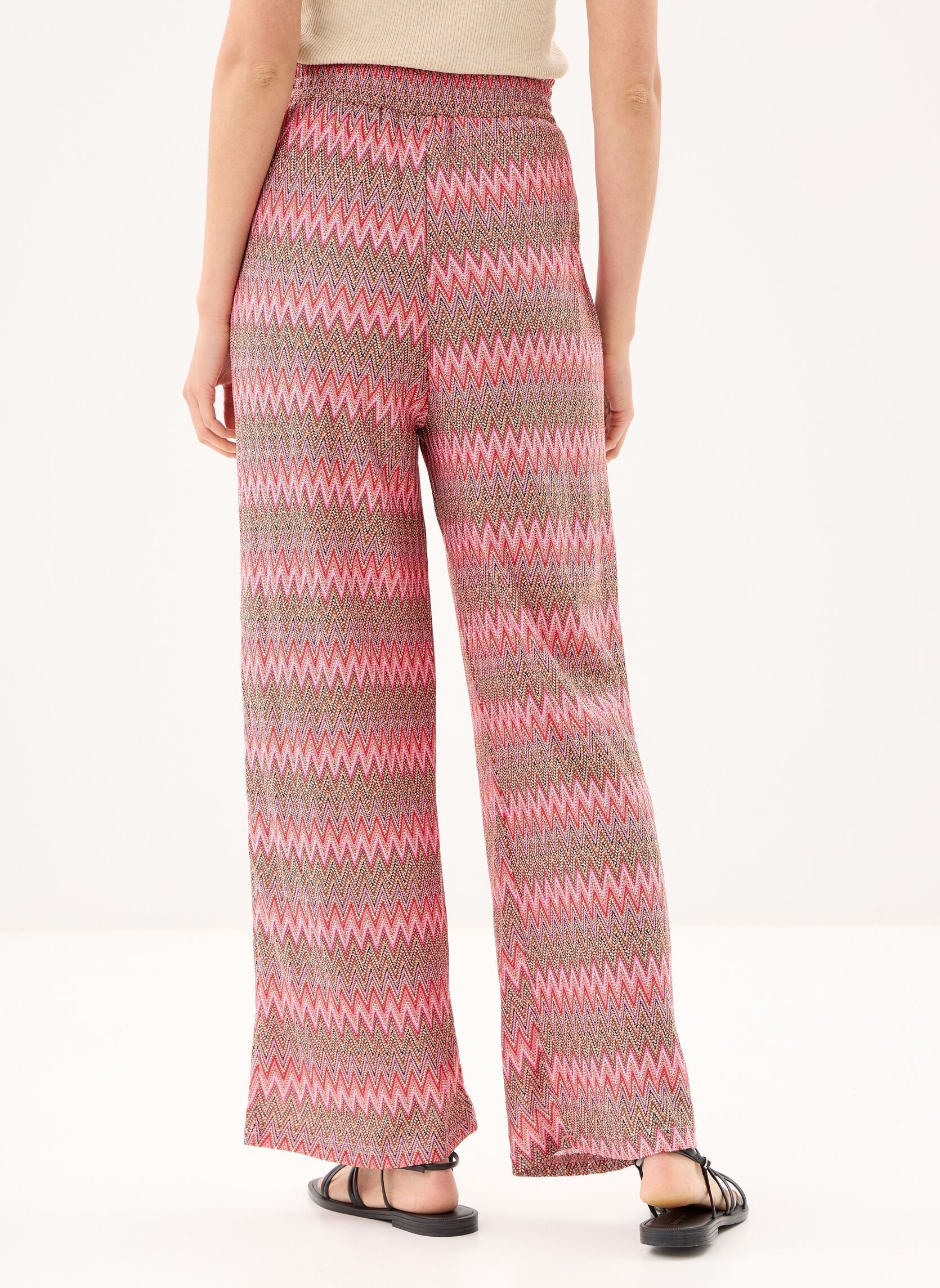 Pantalons larges Young Ladies Knitted Pants GL714AEE femme rose Lili Sidonio Pantalons larges Young Ladies Knitted Pants GL714AEE femme rose PINK
