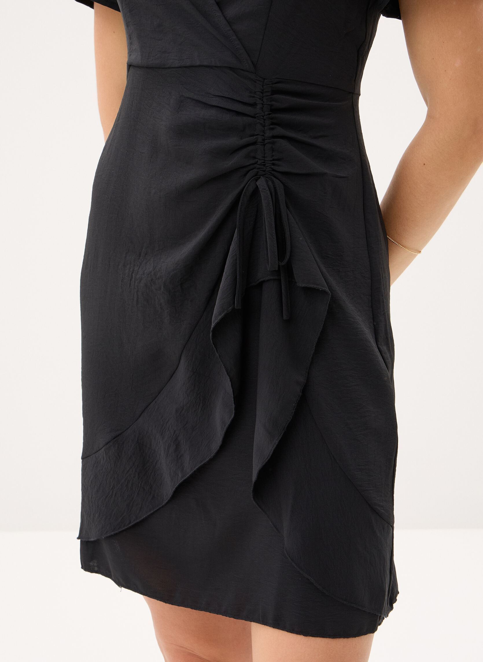 Robes Young Ladies Woven Dress GL720EP femme noir Lili Sidonio Robes Young Ladies Woven Dress GL720EP femme noir BLACK