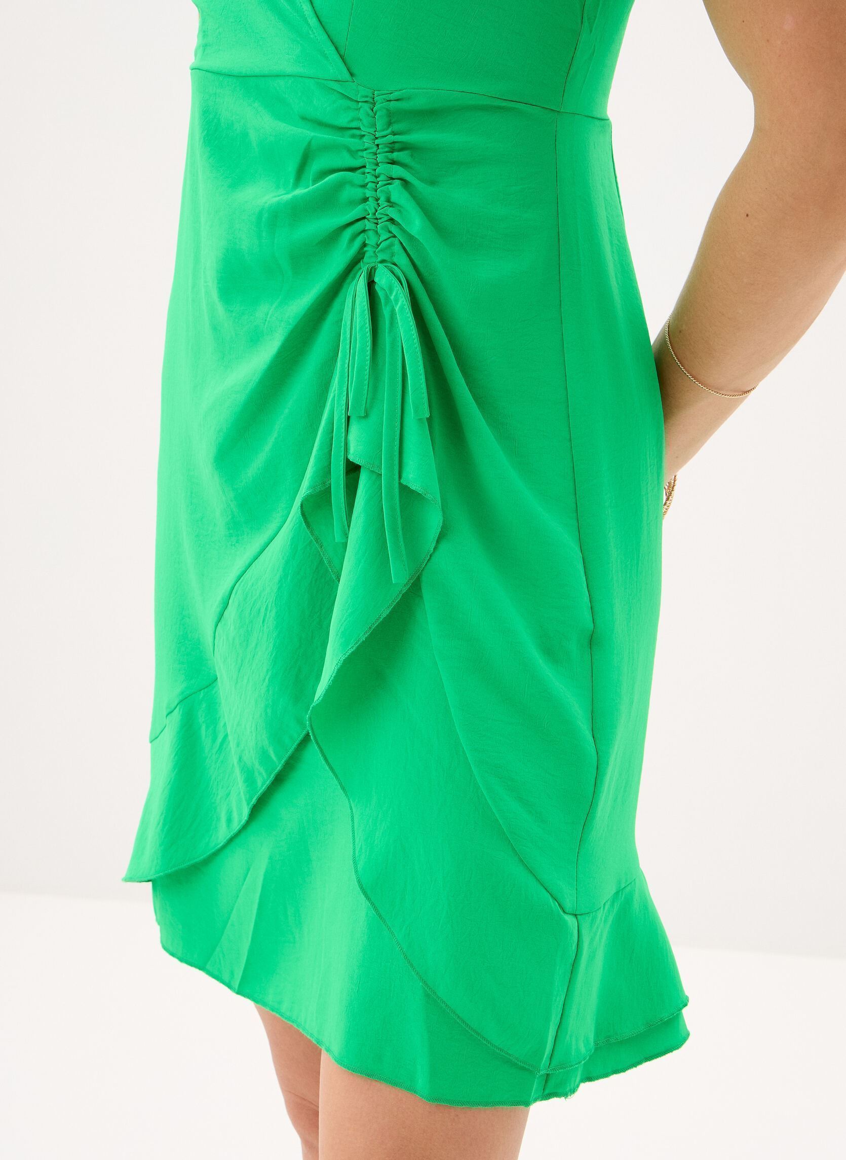 Robes Young Ladies Woven Dress GL720EP femme vert Lili Sidonio Robes Young Ladies Woven Dress GL720EP femme vert GREEN