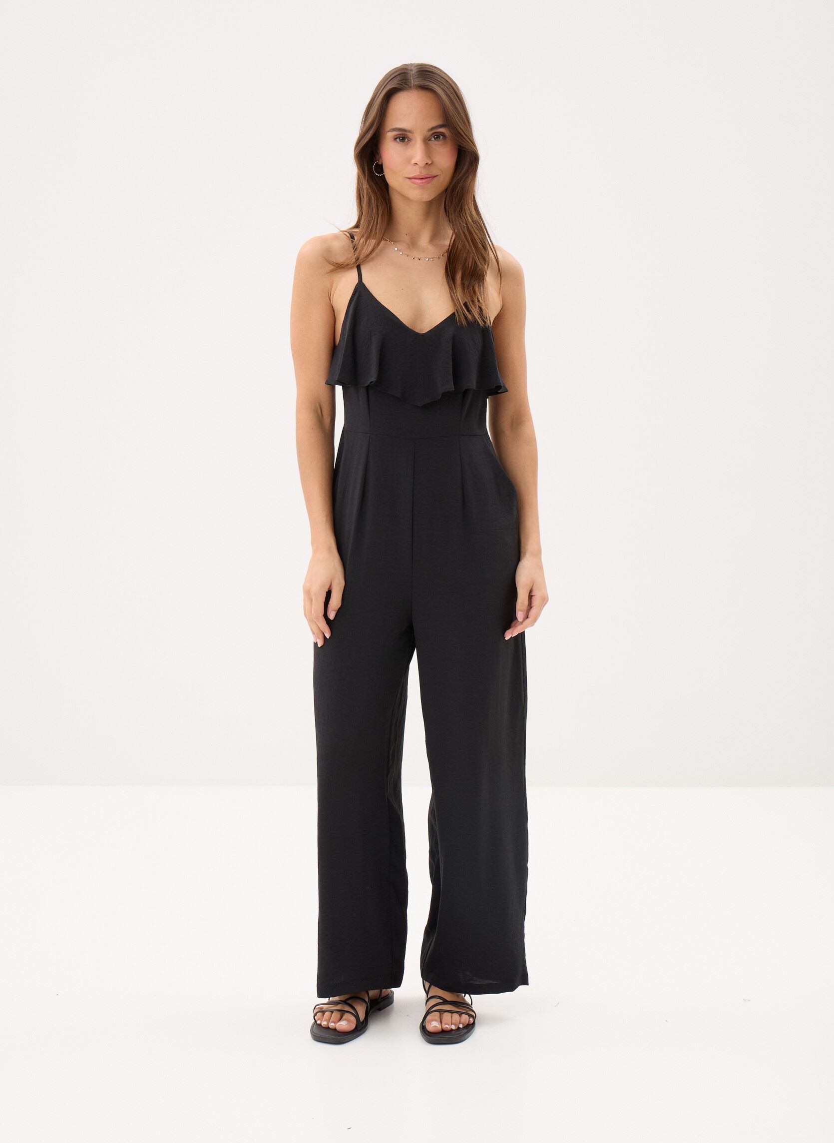 Combinaisons pantalon Young Ladies Woven Jumpsuit GL735EP femme noir Lili Sidonio Combinaisons pantalon Young Ladies Woven Jumpsuit GL735EP femme noir BLACK