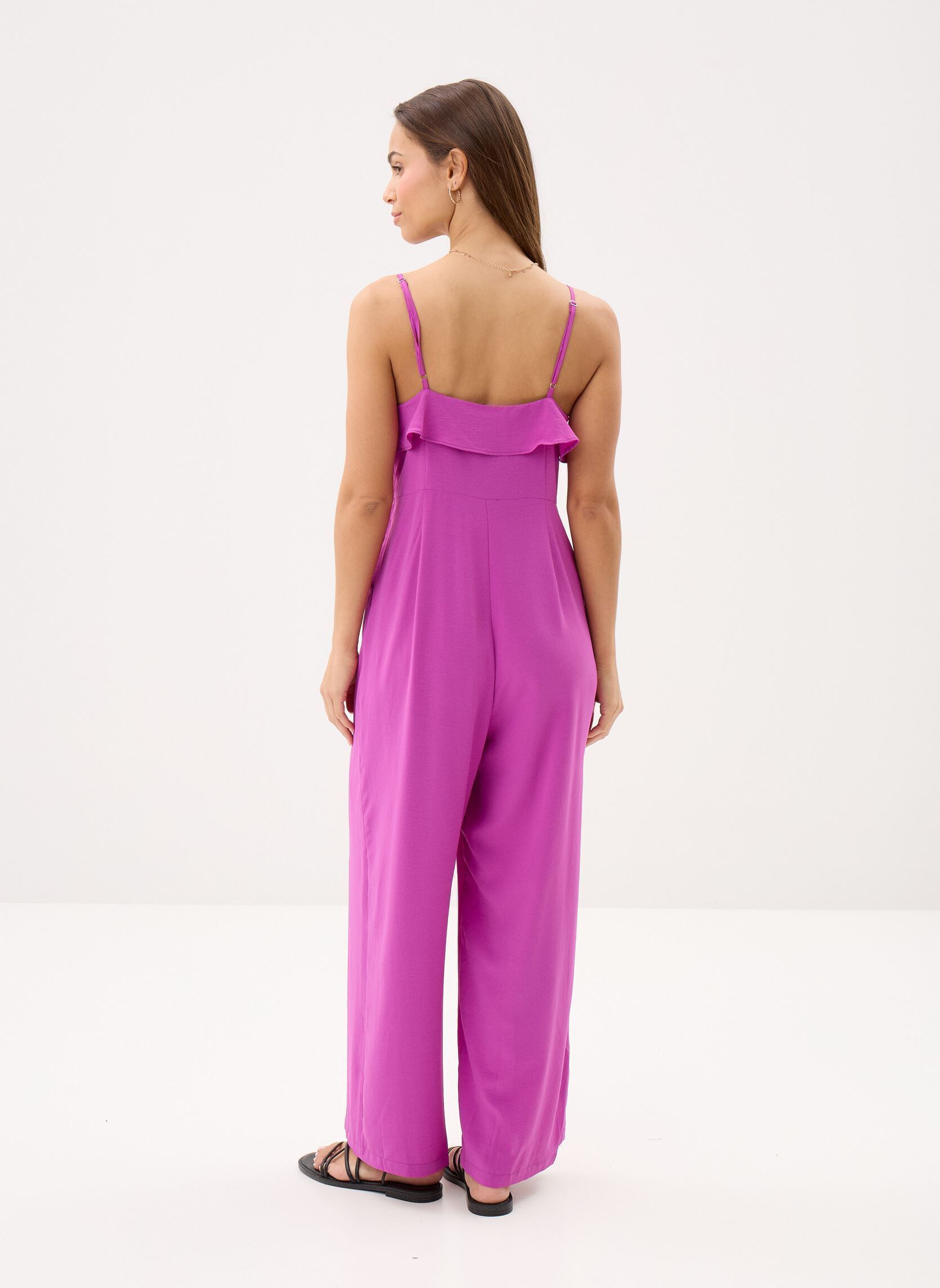 Jumpsuits Young Ladies Woven Jumpsuit GL735EP damen violett Lili Sidonio Jumpsuits Young Ladies Woven Jumpsuit GL735EP damen violett PURPLE BOUGAINVILLIER
