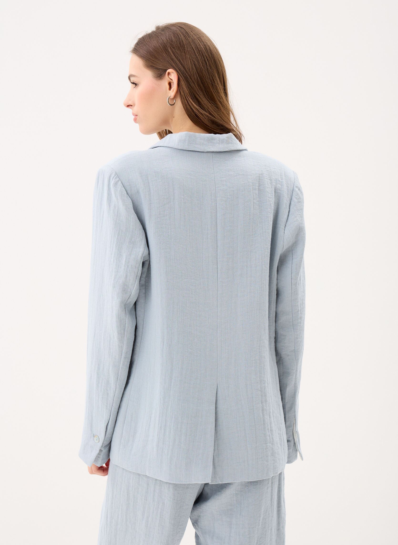 Vestes de blazer Young Ladies Woven Blazer GLF101EE femme bleu Lili Sidonio Vestes de blazer Young Ladies Woven Blazer GLF101EE femme bleu LIGHT BLUE