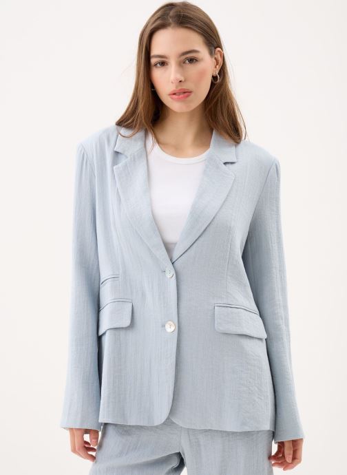 Lili Sidonio Vestes de blazer Young Ladies Woven Blazer GLF101EE femme bleu