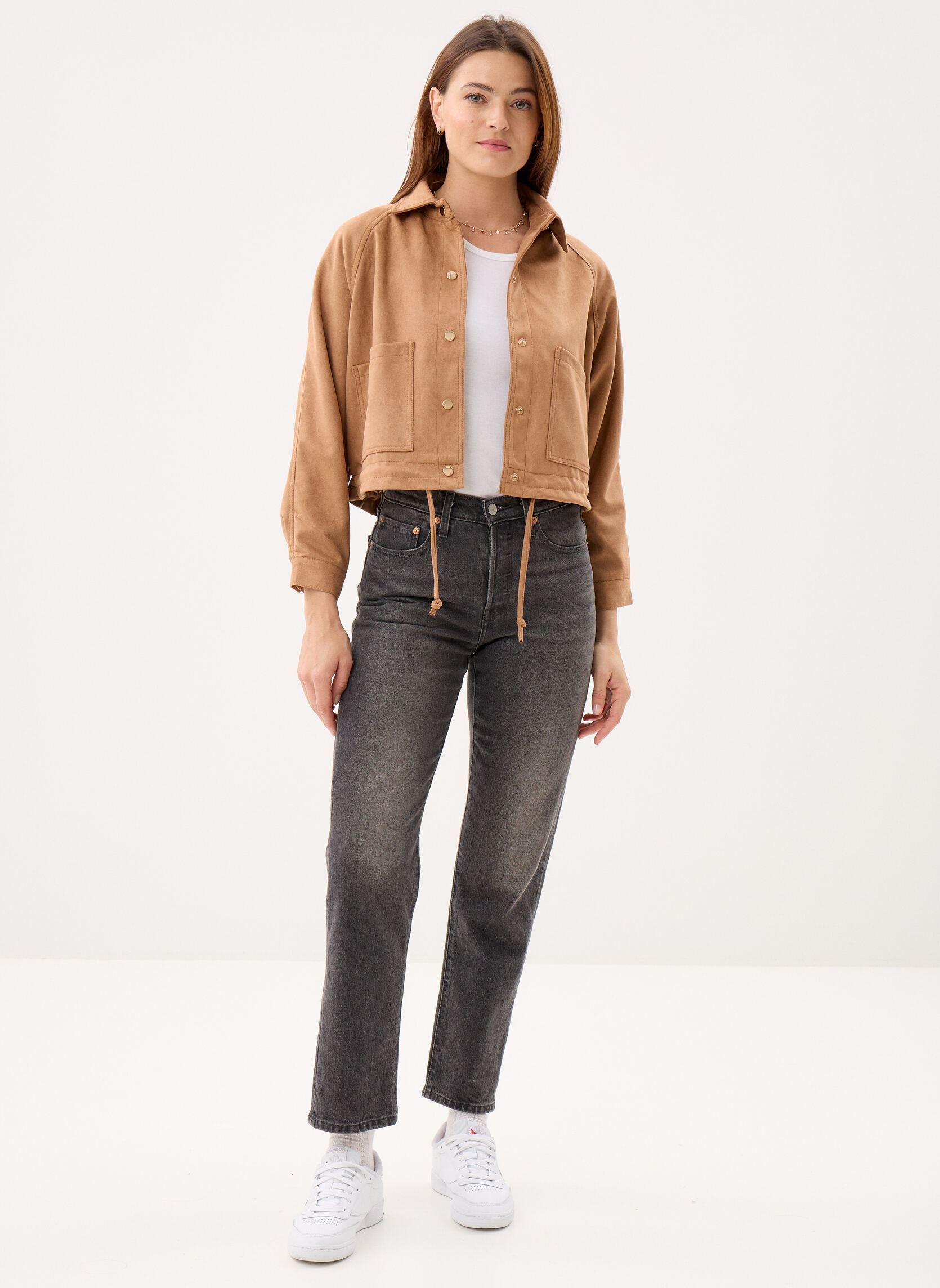 Vestes Young Ladies Woven Jacket HAL64EP femme marron Lili Sidonio Vestes Young Ladies Woven Jacket HAL64EP femme marron CAMEL