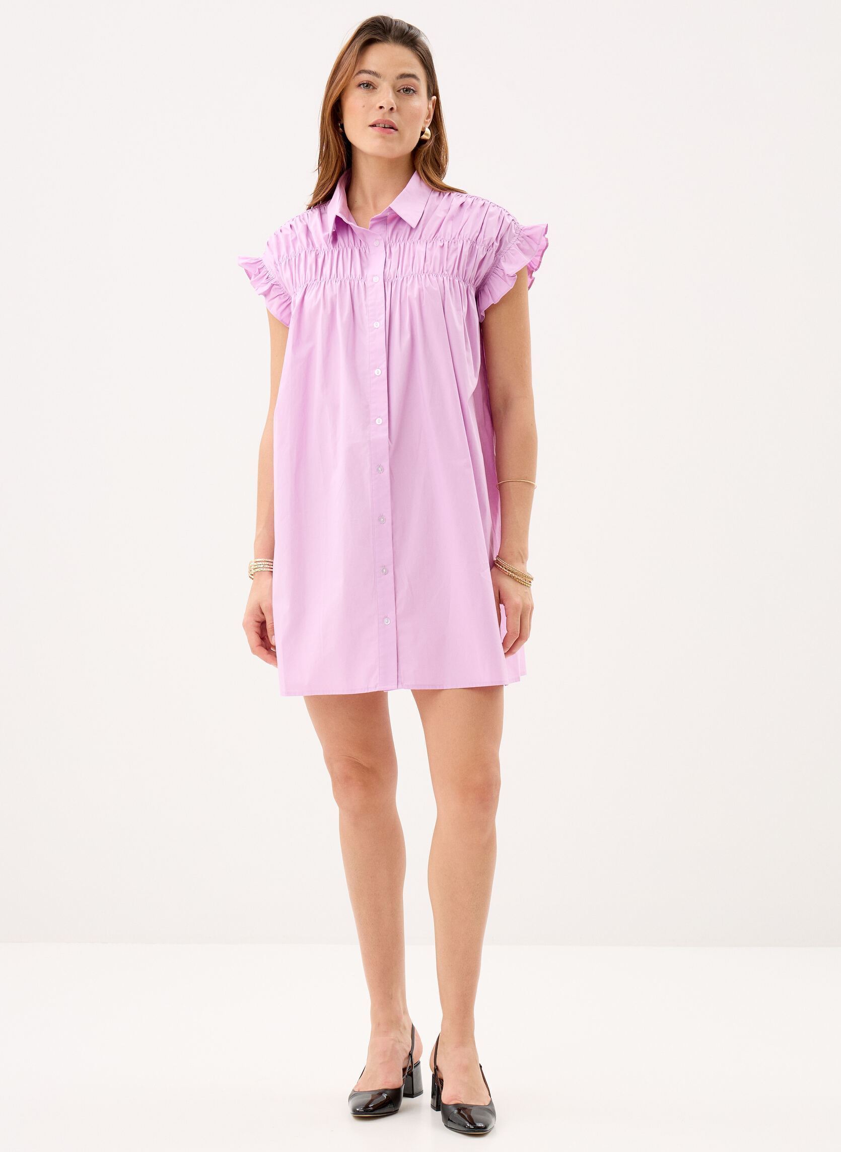 Kleider Young Ladies Woven Dress LAL154AEP damen violett Lili Sidonio Kleider Young Ladies Woven Dress LAL154AEP damen violett LILAC