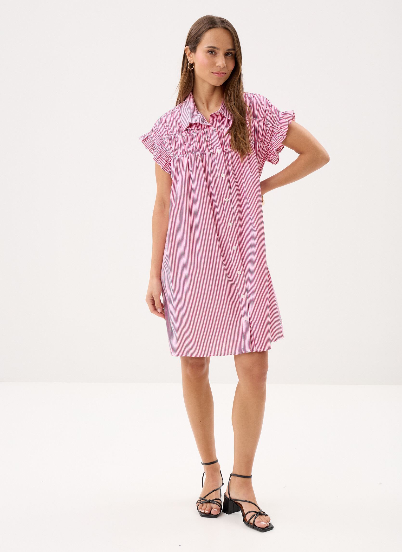 Kleider Young Ladies Woven Dress LAL154DEE damen rot Lili Sidonio Kleider Young Ladies Woven Dress LAL154DEE damen rot RED