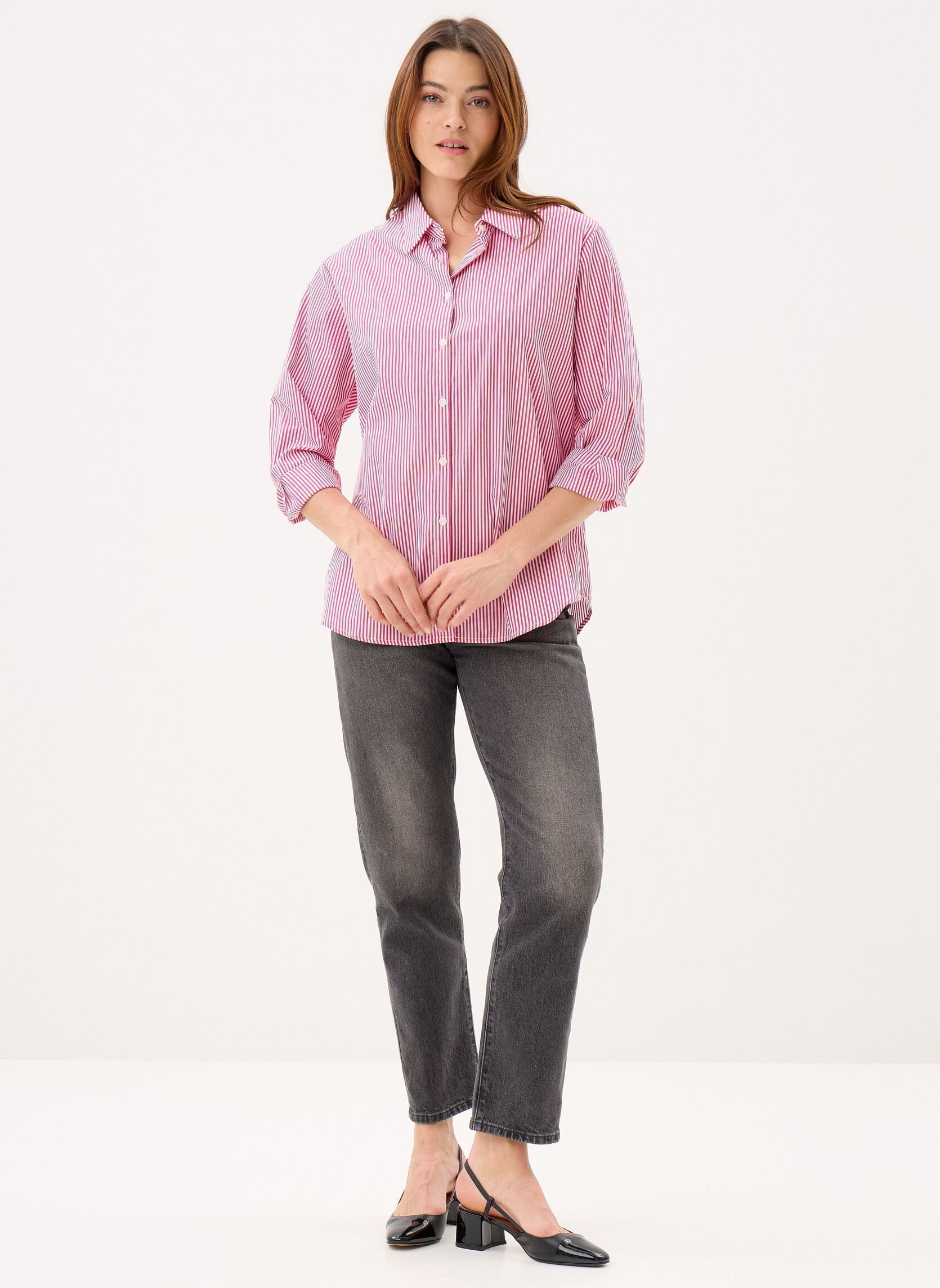 Chemises manches longues Young Ladies Woven Shirt LAL579BEE femme rouge Lili Sidonio Chemises manches longues Young Ladies Woven Shirt LAL579BEE femme rouge RED