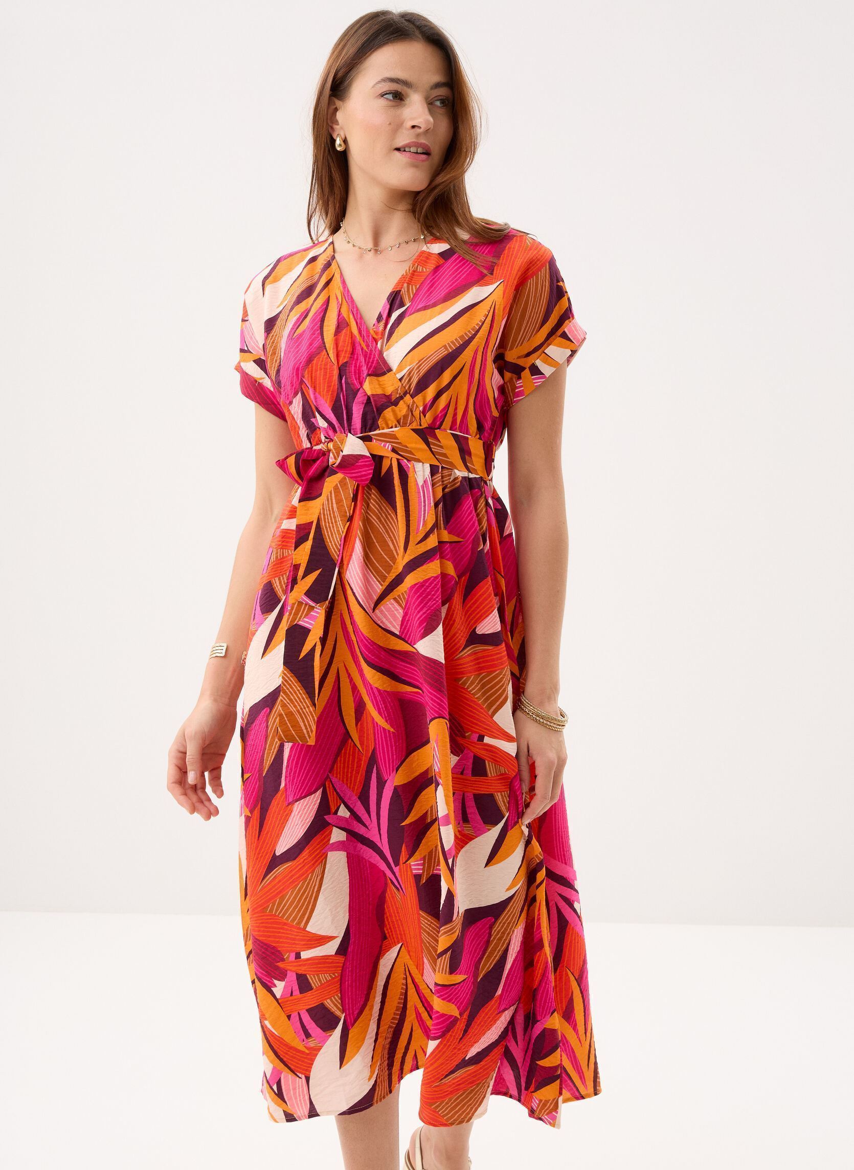 Robes longues Young Ladies Woven Dress LAL640EP femme multicolore Lili Sidonio Robes longues Young Ladies Woven Dress LAL640EP femme multicolore MULTICO MARQUISE