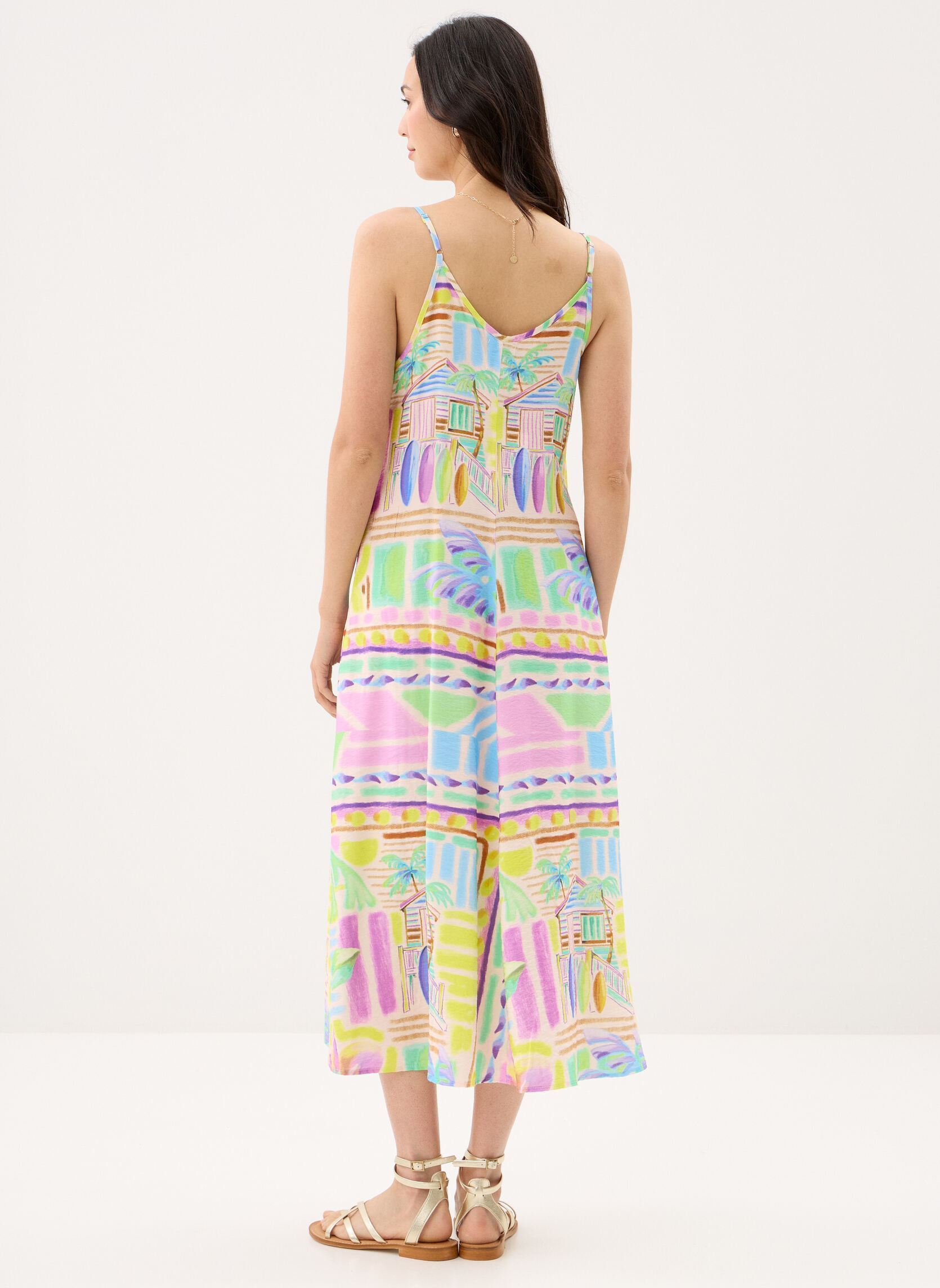 Robes longues Young Ladies Woven Dress LAL655EE femme multicolore Lili Sidonio Robes longues Young Ladies Woven Dress LAL655EE femme multicolore MULTICO MAUI