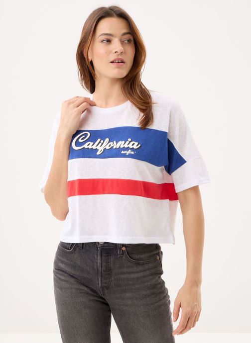 Lili Sidonio Tee-shirts manches courtes Young Ladies Knitted Tee LAL687EE femme blanc