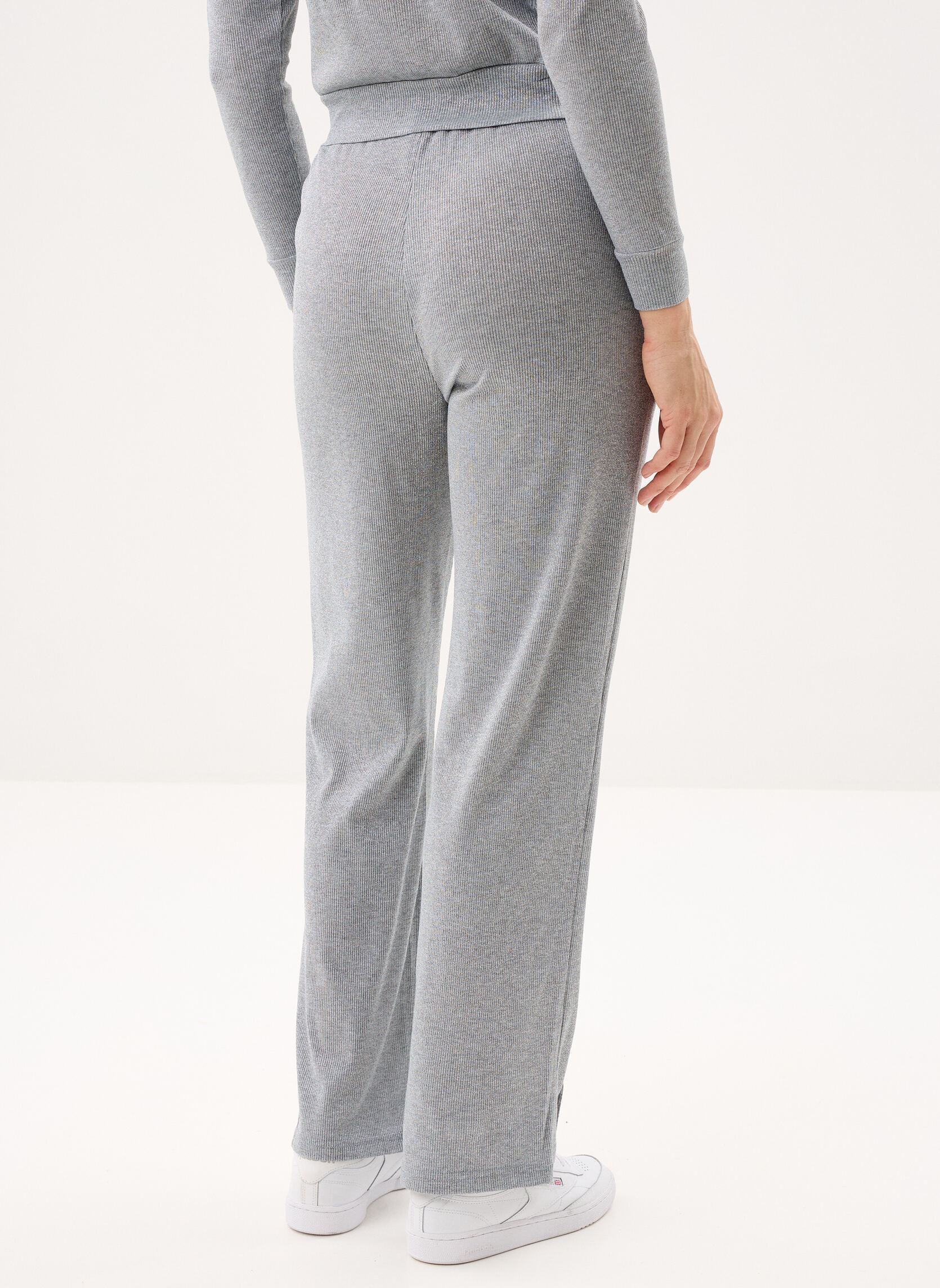 Pantalons droit Young Ladies Knitted Pants LAL689EP femme gris Lili Sidonio Pantalons droit Young Ladies Knitted Pants LAL689EP femme gris GREY