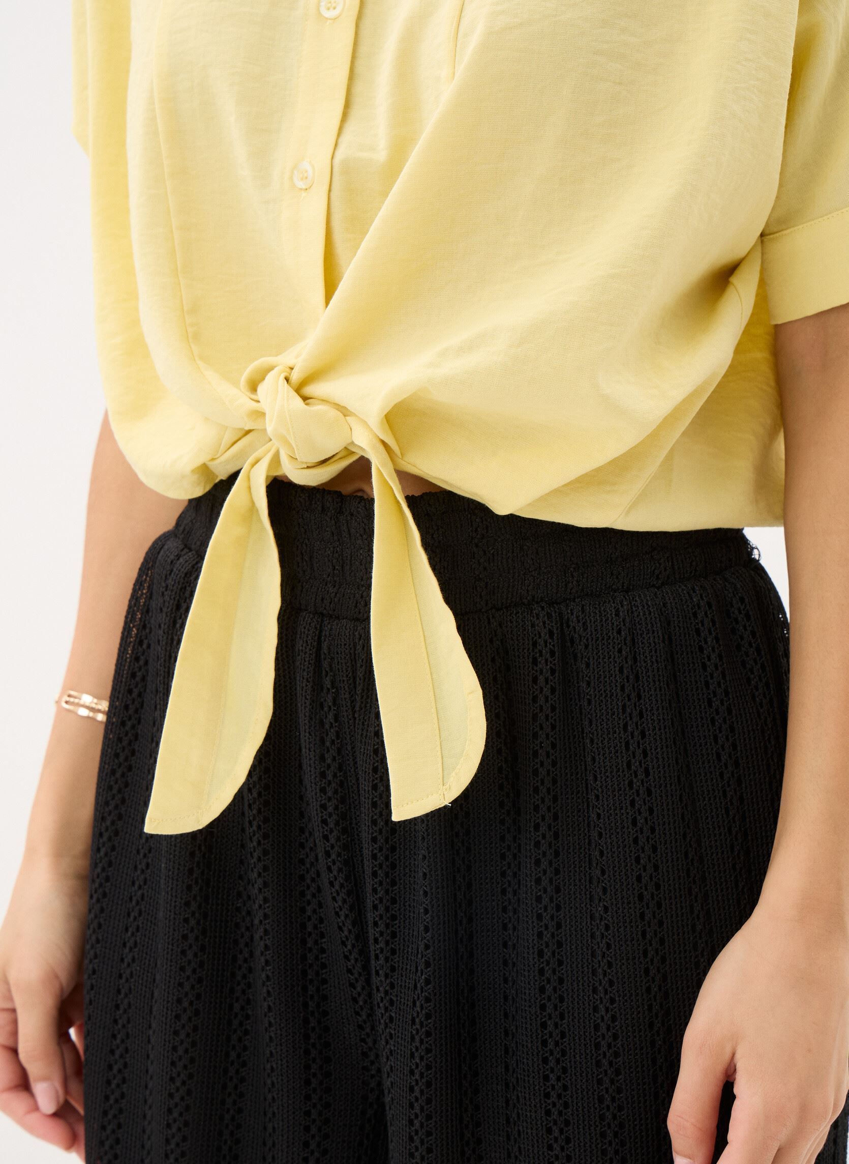 Kurzarm-Hemden Young Ladies Woven Shirt ML71EP damen gelb Lili Sidonio Kurzarm-Hemden Young Ladies Woven Shirt ML71EP damen gelb YELLOW