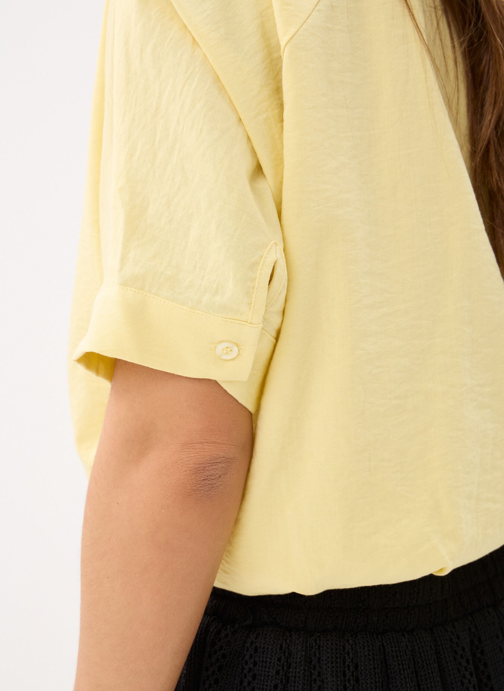 Kurzarm-Hemden Young Ladies Woven Shirt ML71EP damen gelb Lili Sidonio Kurzarm-Hemden Young Ladies Woven Shirt ML71EP damen gelb YELLOW