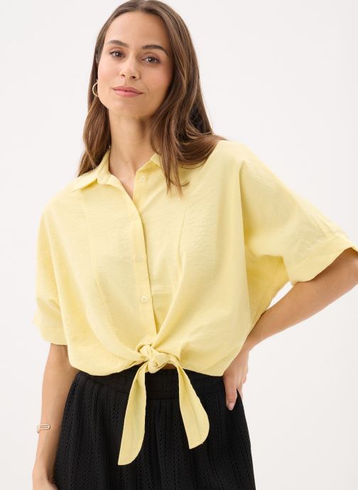 Lili Sidonio Chemises manches courtes Young Ladies Woven Shirt ML71EP femme jaune