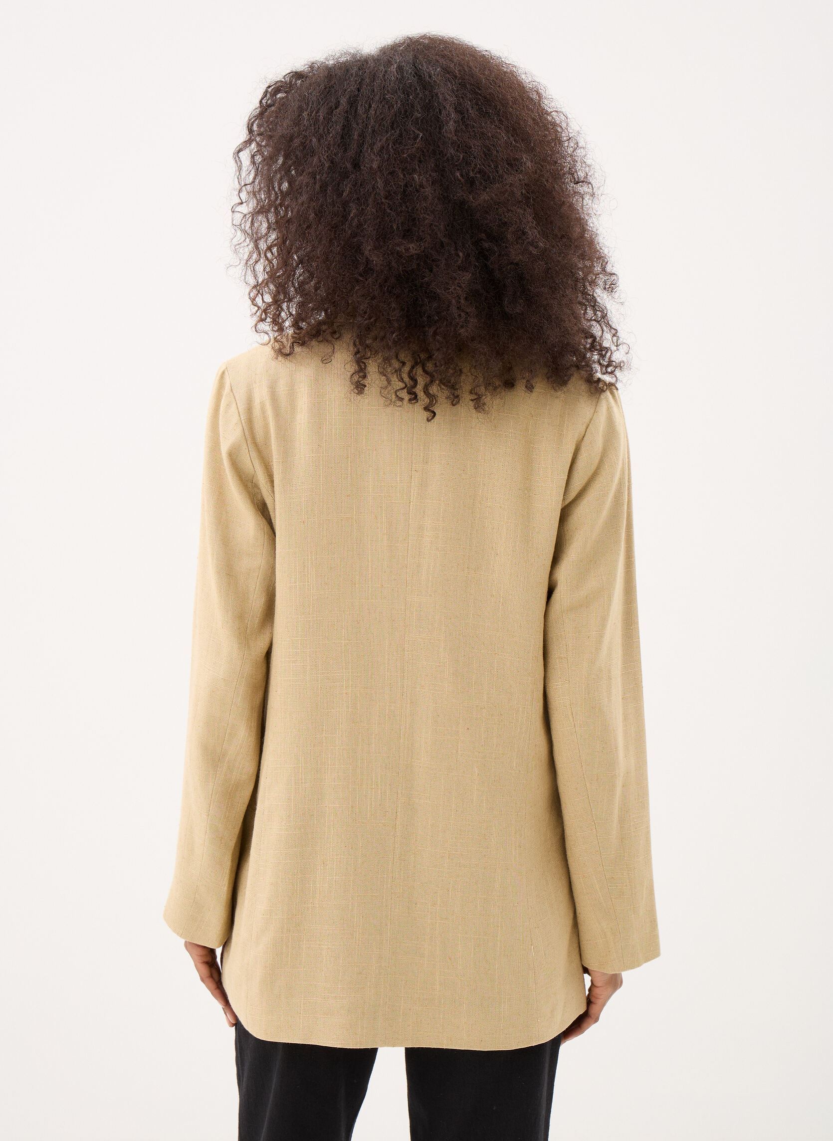 Vestes de blazer Young Ladies Woven Blazer PL273EP femme beige Lili Sidonio Vestes de blazer Young Ladies Woven Blazer PL273EP femme beige BEIGE