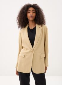 Vestes de blazer Young Ladies Woven Blazer PL273EP femme beige Lili Sidonio Vestes de blazer Young Ladies Woven Blazer PL273EP femme beige BEIGE