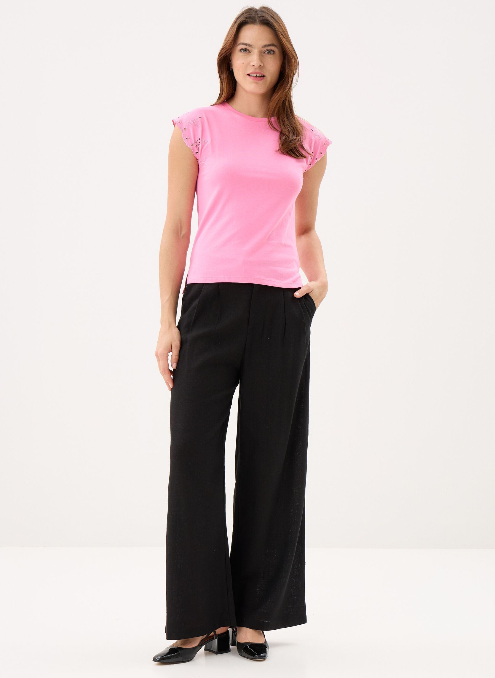 Weite Hosen Young Ladies Woven Pants PL274EP damen schwarz Lili Sidonio Weite Hosen Young Ladies Woven Pants PL274EP damen schwarz BLACK