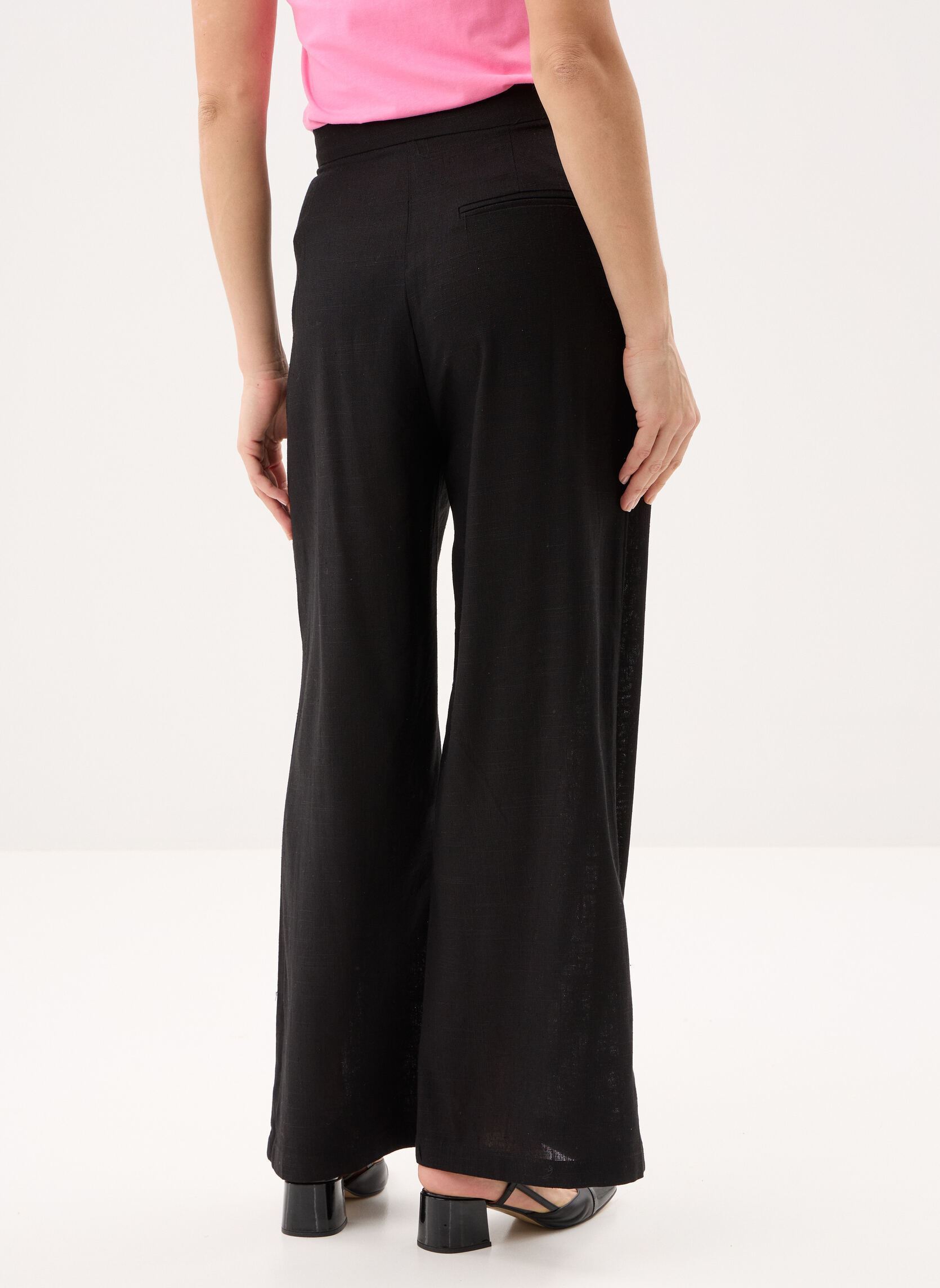 Weite Hosen Young Ladies Woven Pants PL274EP damen schwarz Lili Sidonio Weite Hosen Young Ladies Woven Pants PL274EP damen schwarz BLACK