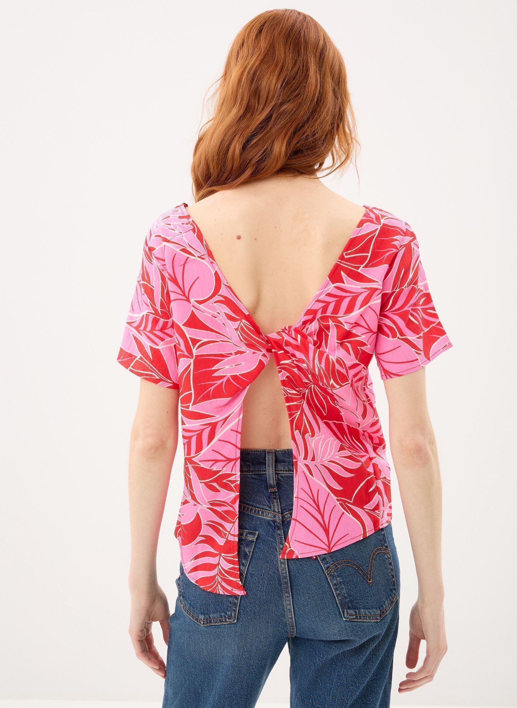 T-shirts Young Ladies Woven Top TL367EE dames rood Lili Sidonio T-shirts Young Ladies Woven Top TL367EE dames rood RED BELIZE